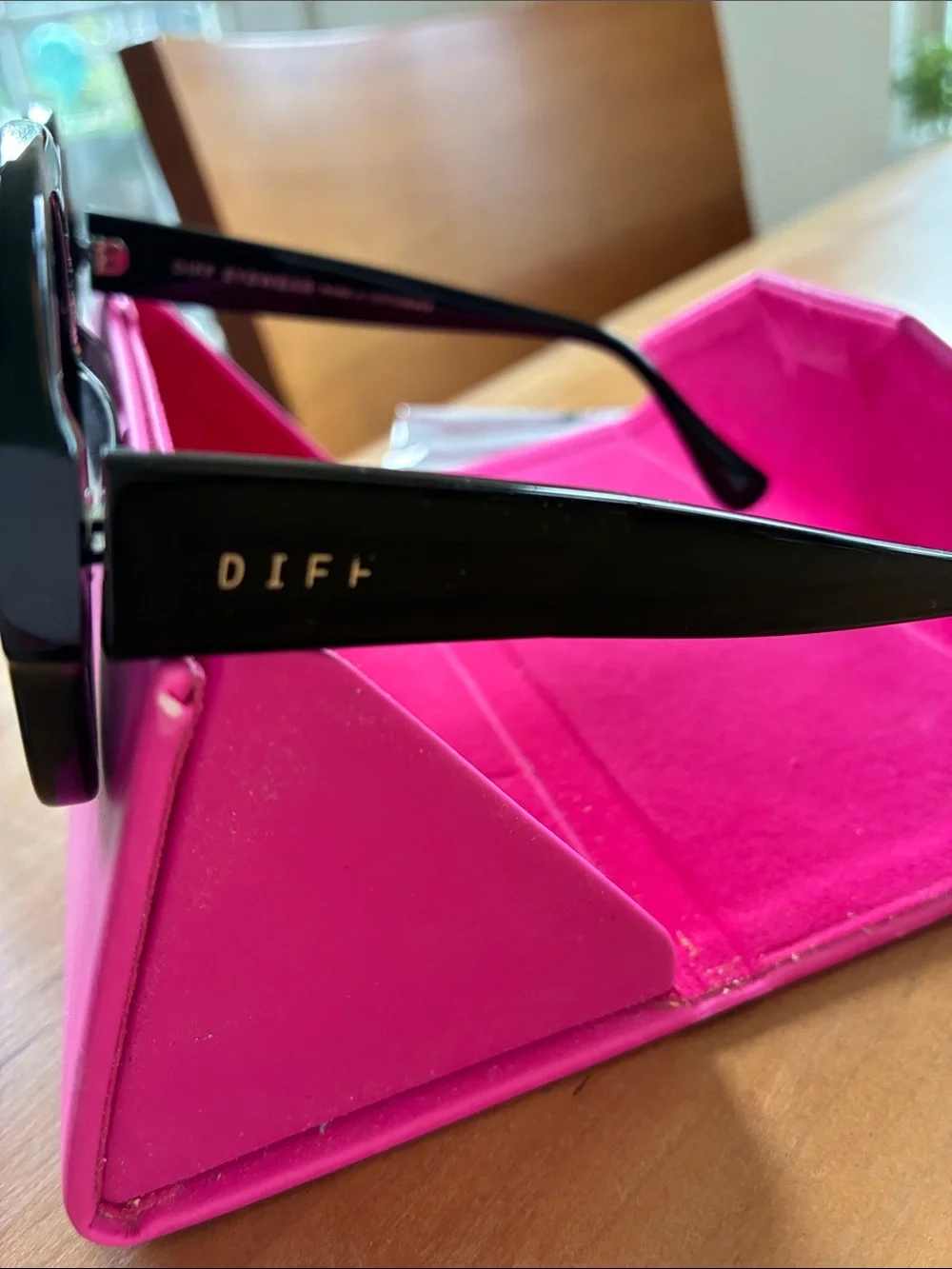 Black Oversized Square Women’s Sunglasses